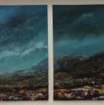 Towards Eskaheen Tripdytch (Oil on board)